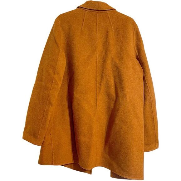 Theory Sileena Winsome 2 Wool Wrap Jacket Camel L - Picture 6 of 9